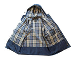Barbour Jacket S/M Blue-Grey Durham Kagoule Waxed Cotton