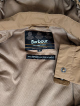Barbour Jacket Boys L Tan Bolt Waterproof Polyester