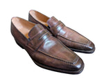 Kiton Napoli Penny Loafers UK 6.5 Leather