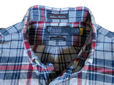 Polo Ralph Lauren Popover Shirt S White Multi Plaid Madras Cotton