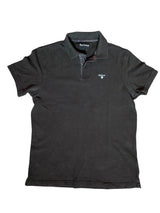 Barbour Polo Shirt L Jungle Green Cotton Pique