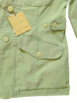 LBM 1911 Safari Jacket Washed S Lime Green Cotton