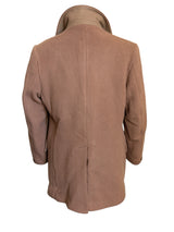 Vintage Shannon Long Pea Coat 42R Tobacco Brown Heavy Wool