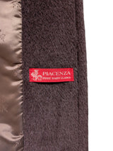 Piacenza Women's Coat XL Brown Baby Llama & Mink