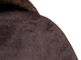 Piacenza Women's Coat XL Brown Baby Llama & Mink