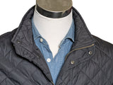 Barbour Jacket S/M Black Padded Quilt Polyester