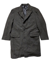 Alnis Bespoke Coat M/40S Olive-Grey Peak Lapel Wool