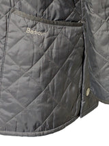 Barbour Jacket S/M Dark Jungle Green Liddesdale Padded Quilt Polyamide