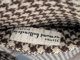 Rare Vintage French Couture Dior/YSL Women's Coat L/XL Brown Check Armand Hallenstein Reversible Wool