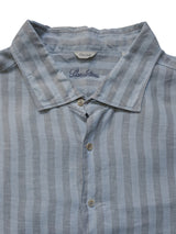 Stenströms Sport Shirt XXXL Grey Stripe Linen