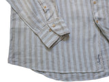 Stenströms Sport Shirt XXXL Grey Stripe Linen