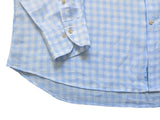 Stenströms Sport Shirt XXXL Sky Blue Check Linen