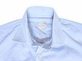 Pal Zileri Shirt S/15 Sky Blue Check Cotton