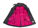 British Millerain x Mallalieus Ladies Coat XS/S Black Wool Waxed Cotton (Copy)