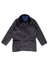 Barbour Jacket S/M Navy Blue Liddesdale Padded Quilt Polyamide