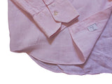 Canali Sport Shirt XL/17.5 Pink Linen