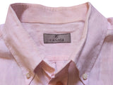 Canali Sport Shirt XL/17.5 Pink Linen
