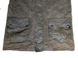 Barbour Coat XS/S 34 Olive Green Gamefair Waxed Cotton
