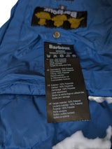 Barbour Gilet S Blue Bretby Padded Quilt Poliamide