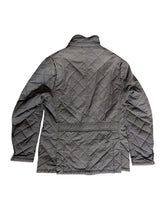 Barbour Jacket S Washed Grey Lutz Padded Quilt Cotton