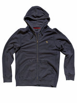 Paul Smith Full Zip Hoodie Sweatshirt M Faded Navy Blue Cotton