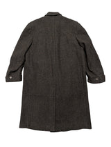 Vintage Hornes Royal Warrant Coat L/42R Charcoal 3-button Heavy Wool Tweed