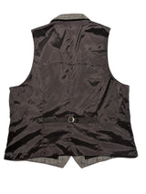 Richard James Waistcoat/Vest 46R Grey Plaid Wool