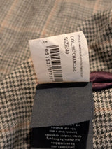 Hackett Waistcoat/Vest M/40R Brown Plaid Check Wool