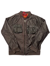 Onitsuka Tiger Jacket S Brown Waxed Cotton Rare