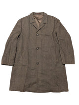 Vintage Dunn & Co. Half Raglan Coat L/XL Tan/Olive Twill Wool