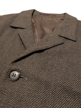 Vintage Dunn & Co. Half Raglan Coat L/XL Tan/Olive Twill Wool
