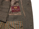 Vintage Dunn & Co. Half Raglan Coat L/XL Tan/Olive Twill Wool