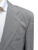 Luigi Bianchi Suit 40R Light Grey 2-button Wool Reda