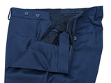 Benjamin Suit Navy Blue 2-Button Wool Doeskin Flannel