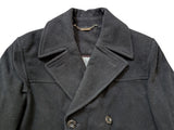 Vintage Austin Reed M/40 DB Peacoat Black Wool/Cashmere