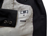 Vintage Austin Reed M/40 DB Peacoat Black Wool/Cashmere