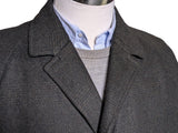 Vintage Burton Royal Warrant Balmacaan Raglan Coat L/42R Charcoal Grey Plaid Pure Wool
