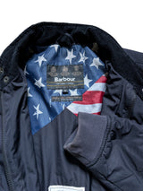 Barbour McQueen Jacket S Dark Navy Glance Quilt Polyester Special Edition