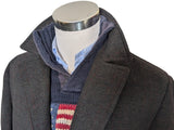 Vintage Andrew Douglas Scotland Coat L/42R Dark Forest Green Plaid Heavy Wool
