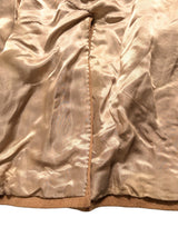 Vintage Bespoke Polo Coat 40/42 Camel Tan Pure Cashmere