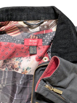 Barbour x Paul Smith Ladies International Belted Waxed Jacket S/4 US Black Cotton