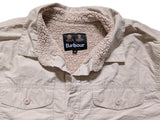 Barbour Shacket/Overshirt M Stone Beige Sherpa Lined