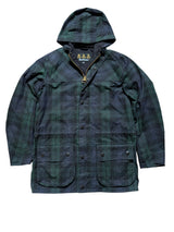 Barbour Jacket S/38 Blackwatch Plaid Waxed Cotton Rare