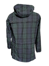 Barbour Jacket S/38 Blackwatch Plaid Waxed Cotton Rare