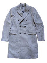 Douglas Hayward Coat M/40 Light Grey POW Plaid Wool/Cashmere