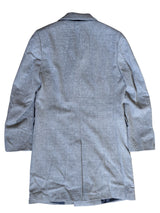 Douglas Hayward Coat M/40 Light Grey POW Plaid Wool/Cashmere