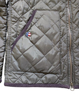 Barbour McQueen Jacket S Olive Green Wanted Quilt Polyester Special Edition