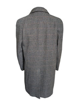 Vintage Lockerby Scottish Tweed Raglan Coat M/40 Earthy Grey Wool
