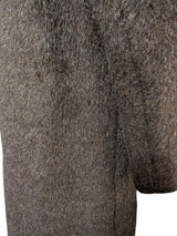 Vintage Austin Reed Raglan Coat L/42R Dark Brown Pure Alpaca