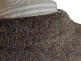Vintage Austin Reed Raglan Coat L/42R Dark Brown Pure Alpaca